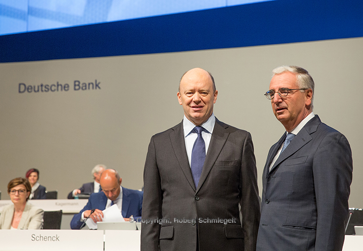 John Cryan und Deutsche Bank Aufsichtsratschef Dr. Paul Achleitner [Foto: Robert Schmiegelt]