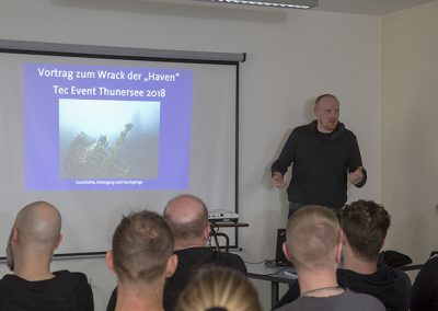 Präsentation von Matthias Heinrichs beim 8. Tec-Event im Hotel Bellevue au Lac in Hilterfingen am Thunersee [Foto: Robert Schmiegelt]